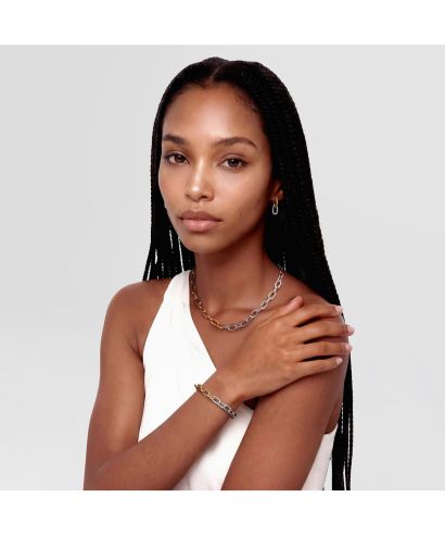 Kolczyki Daniel Wellington Contrast Gold