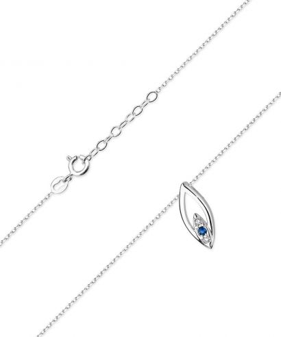 Łańcuszek Bonore 42 - 45 cm ze Złota próby 585 z szafirem 0,05 ct