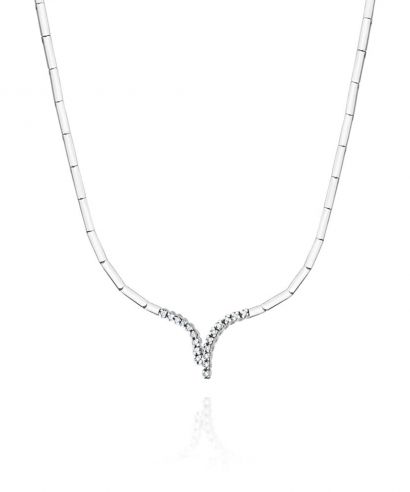 Naszyjnik Bonore ze Złota próby 585 z diamentem 0,15 ct