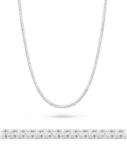 Naszyjnik Bonore ze Złota próby 585 z diamentem 3,38 ct