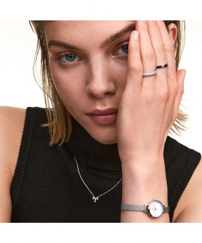 Naszyjnik Daniel Wellington Crystal Zodiac Chain Gold Aries