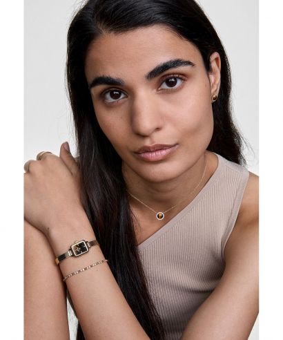 Naszyjnik Daniel Wellington Audrey Tiger Eye Gold