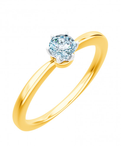 Pierścionek Bonore Elegant Andezenoze złota próby 585 z diamentem 0,5 ct
