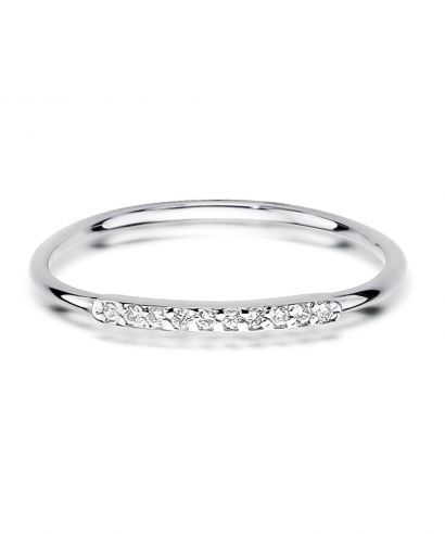 Pierścionek Bonore ze Złota próby 585 z diamentem 0,05 ct