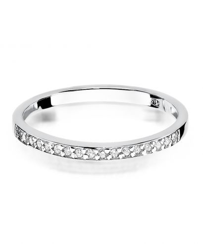 Pierścionek Bonore ze Złota próby 585 z diamentem 0,09 ct