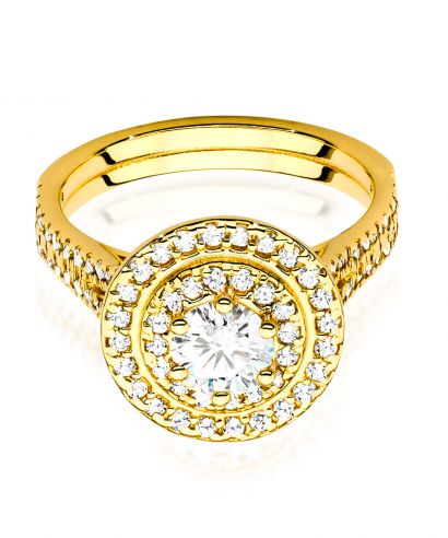 Pierścionek Bonore ze Złota próby 585 z diamentem 1,11 ct