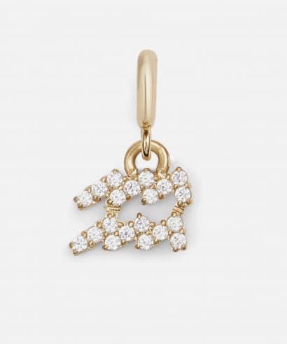 Zawieszka Daniel Wellington Charm Gold Aquarius