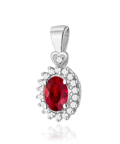 Zawieszka Bonore ze Złota próby 585 z rubinem 0,5 ct