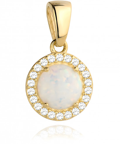 Zawieszka Bonore Crystal Laino Castelloze złota próby 585 z cyrkonią
