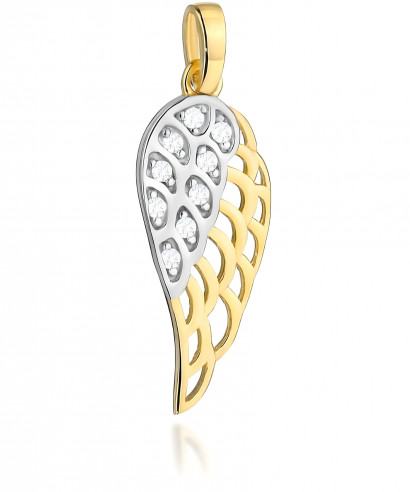 Zawieszka Bonore Crystal Alcara Li Fusize złota próby 585 z cyrkonią