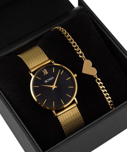 BOWA London Black-Gold 33 SET Női Karóra