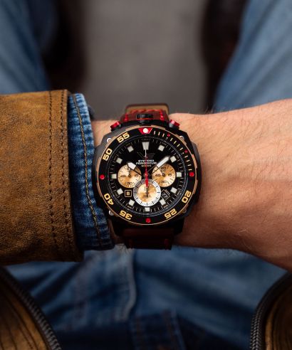 Zegarek męski Vostok Europe Systema Periodicum Boron Chronograph SET Limited Edition + 2 paski Vostok
