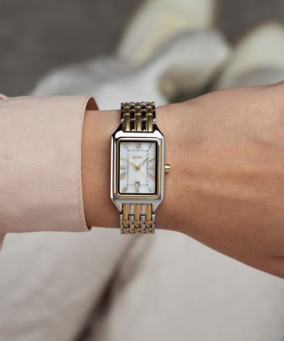 Zegarek damski BOWA Barcelona Pearl Gold Steel 23
