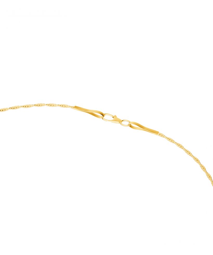Łańcuszek Bonore Elegant Polverigi50 cm. ze złota próby 585 o szerokości 3 mm