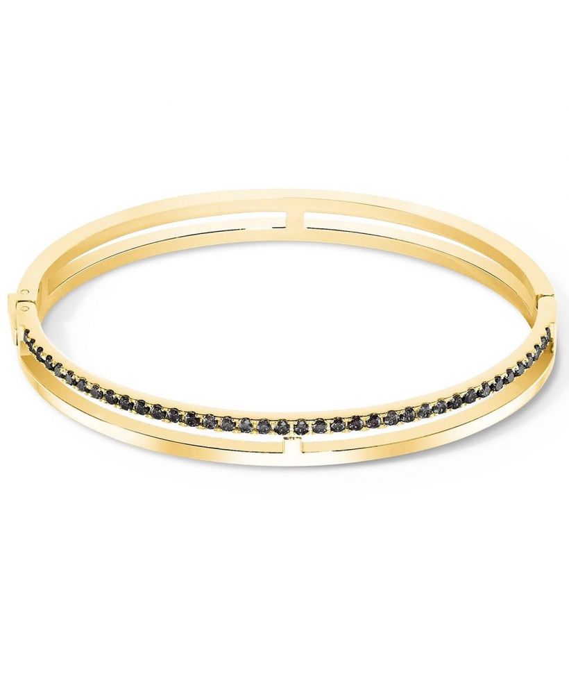 Bransoletka Coeur de Lion Eternal Unity Bangle Gold Black
