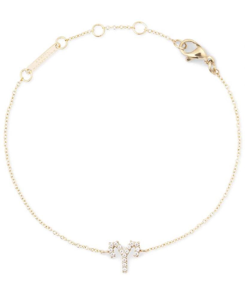 Bransoletka Daniel Wellington Crystal Zodiac Chain Gold Aries