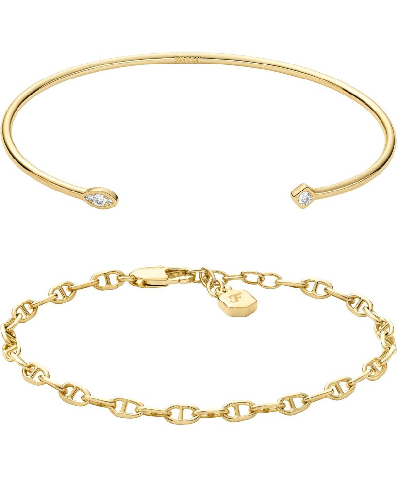 Bransoletka Fossil Heritage Gold-Tone SET