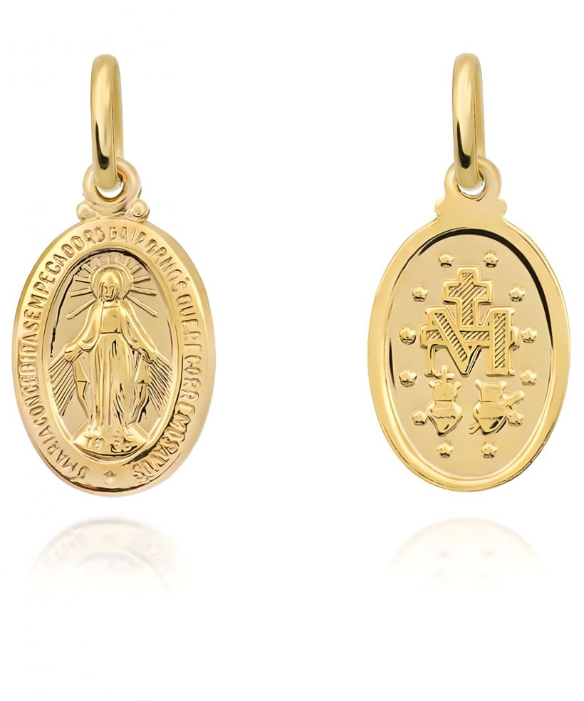 Medalik Bonore Basic San Pietro Val Leminaze złota próby 585