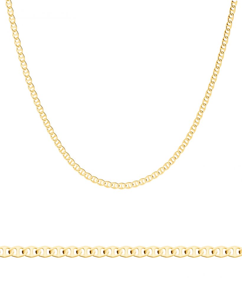 Łańcuszek Bonore Elegant Monale55 cm. Splot Gucci ze złota próby 585 o szerokości 2 mm