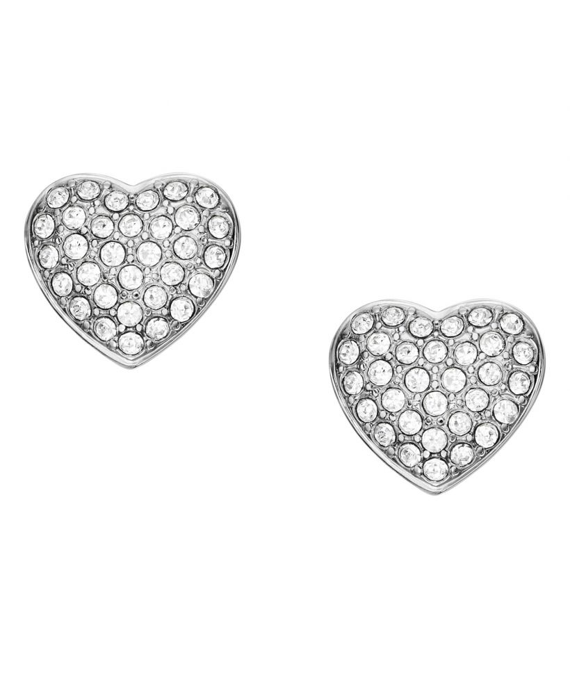 Kolczyki Fossil Sadie Glitz Heart