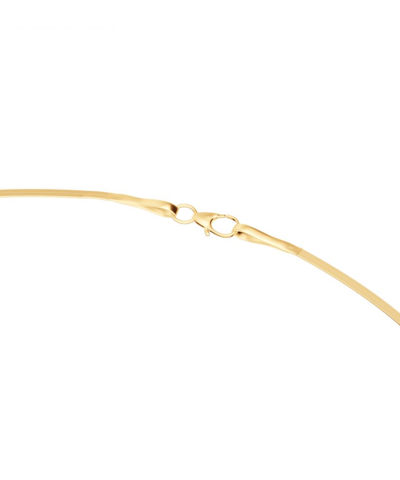 Łańcuszek Bonore 40 cm. Splot Taśma ze złota próby 585 o szerokości 1,5 mm