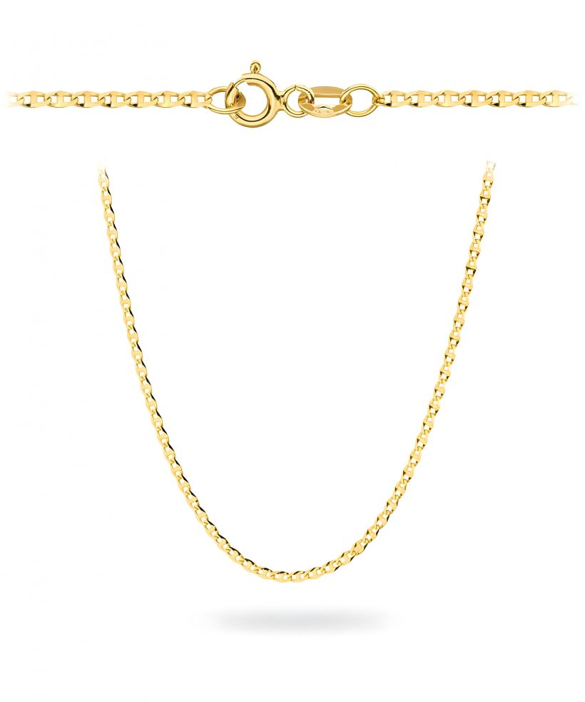 Łańcuszek Bonore Elegant Biella50 cm. Splot Gucci ze złota próby 585 o szerokości 1 mm
