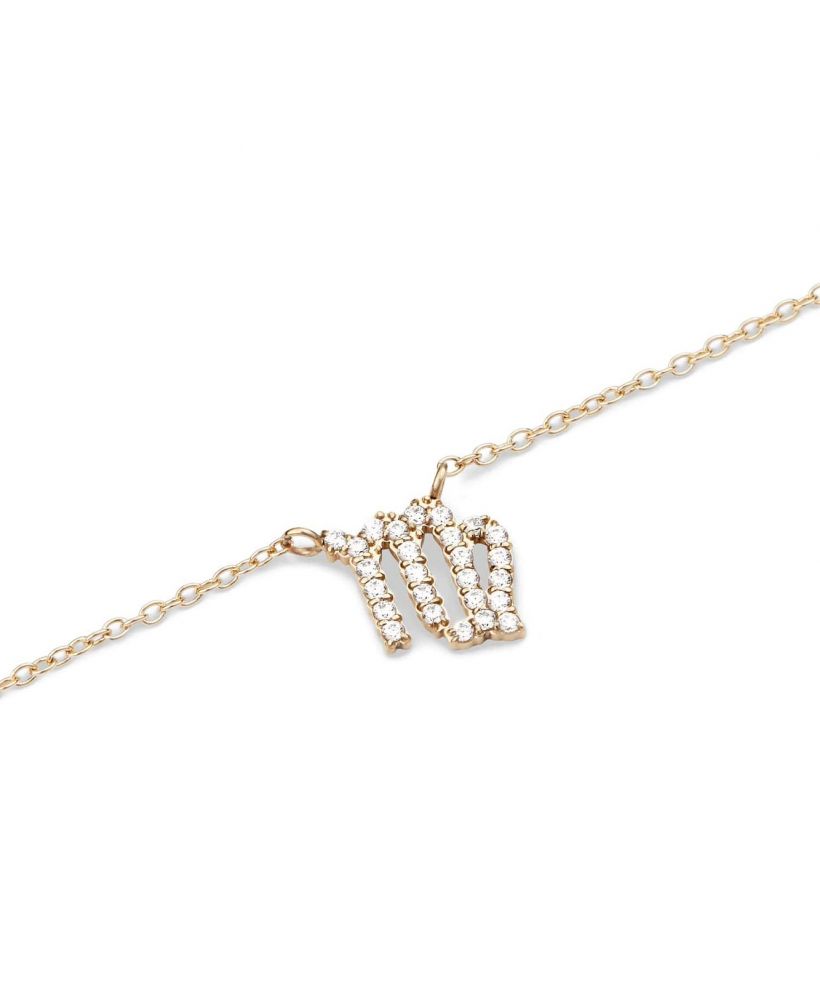 Naszyjnik Daniel Wellington Crystal Zodiac Chain Gold Virgo