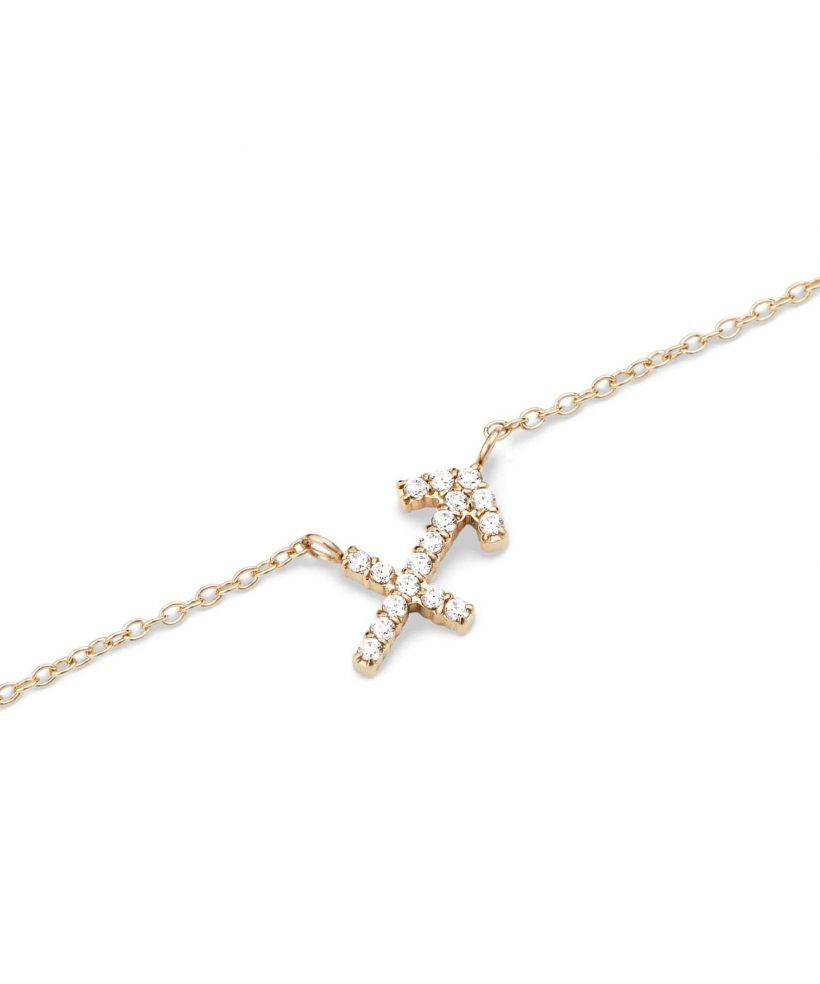Naszyjnik Daniel Wellington Crystal Zodiac Chain Gold Sagittarius
