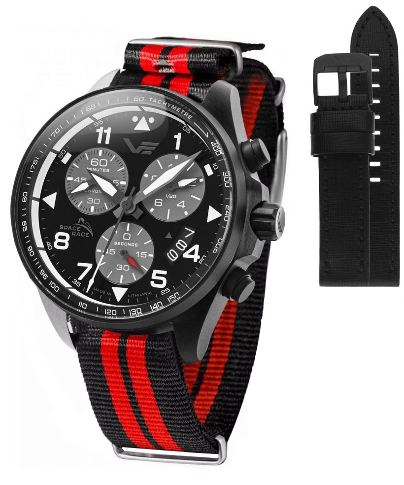 Zegarek męski Vostok Europe Space Race Chrono Limited Edition + pasek Vostok
