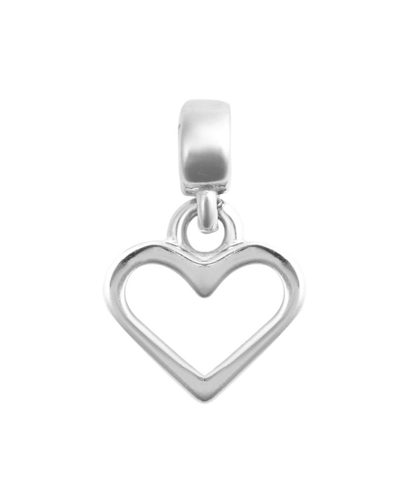 Zawieszka Daniel Wellington Heart Contour Charm Silver