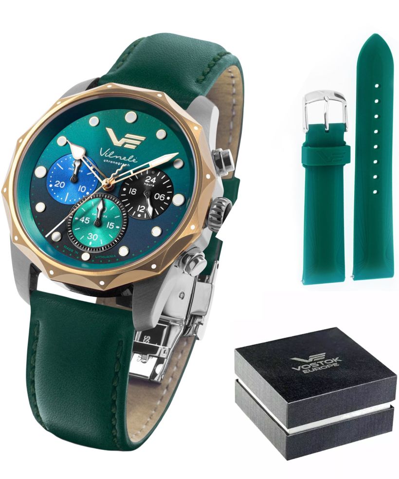 Zegarek damski Vostok Europe Vilnele Chronograph Limited Edition SET