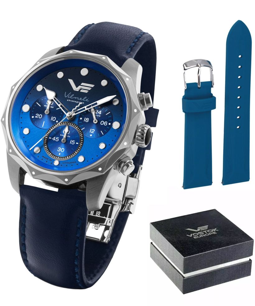 Zegarek damski Vostok Europe Vilnele Chronograph Limited Edition SET