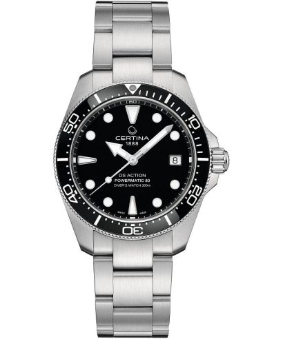 Zegarek męski Certina DS Action Diver 38 mm Powermatic 80 Automatic