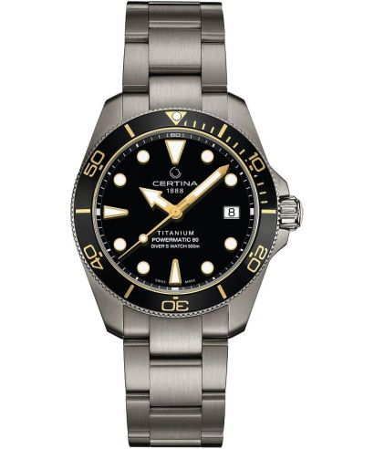 Zegarek męski Certina DS Action Diver 38 mm Powermatic 80 Automatic