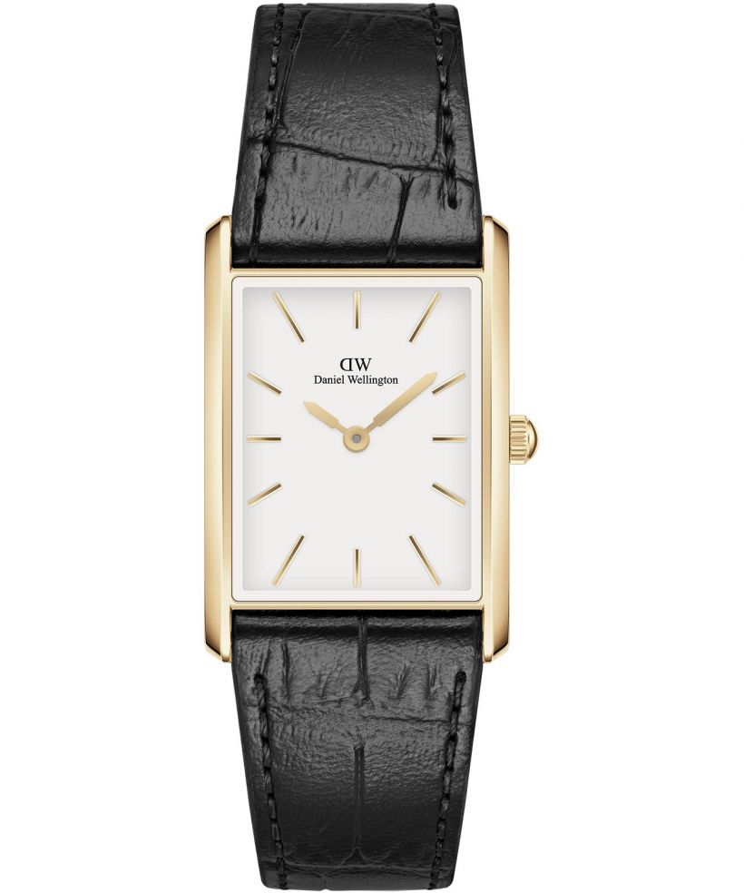 Zegarek damski Daniel Wellington Bound Black Crocodile Gold 22
