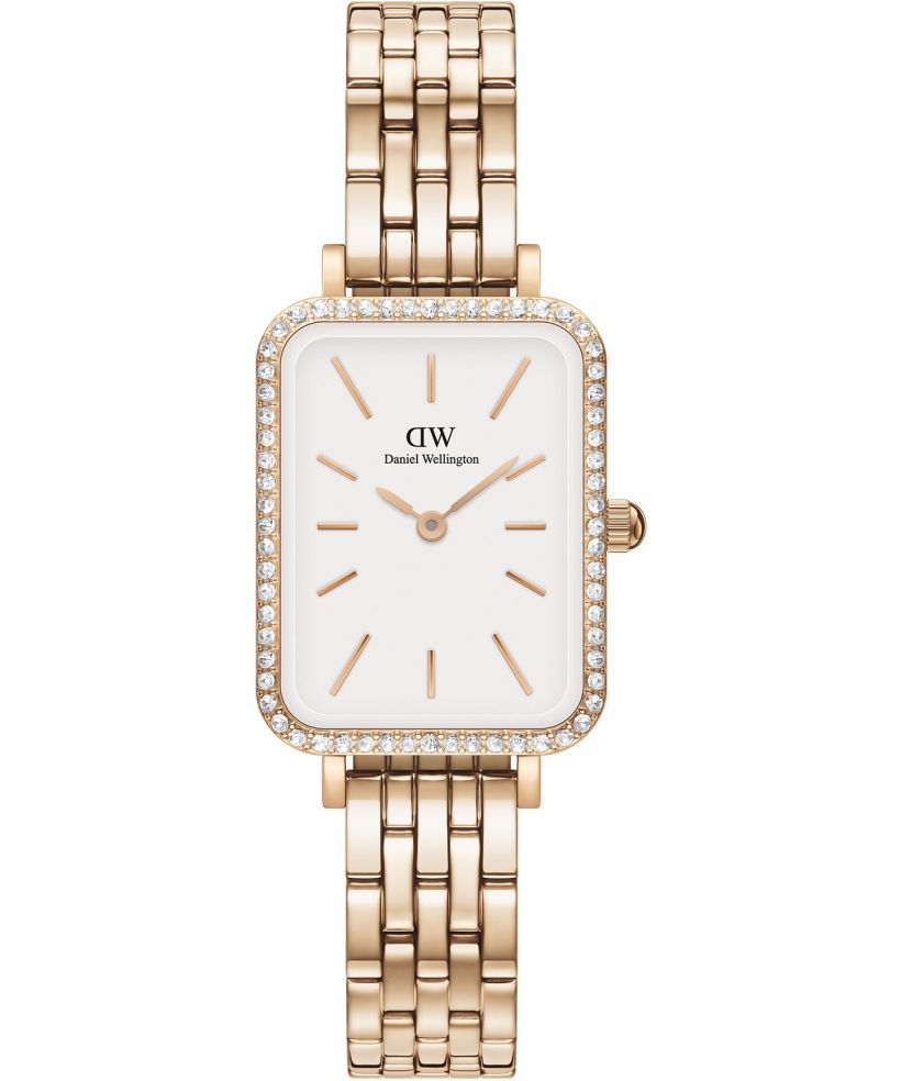 Zegarek damski Daniel Wellington Quadro Lumine Bezel 5-Link Melrose 40