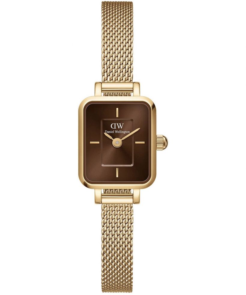 Zegarek damski Daniel Wellington Quadro Mini Evergold Amber 15