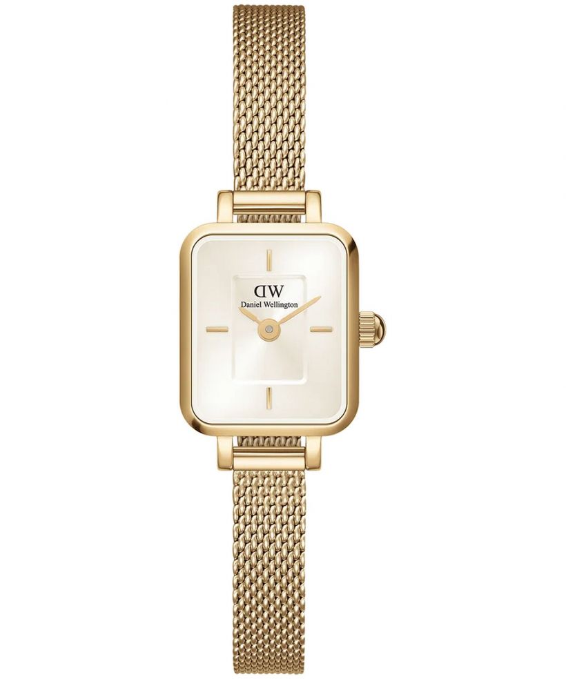 Zegarek damski Daniel Wellington Quadro Mini Evergold Champagne 15