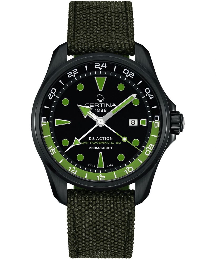 Zegarek męski Certina DS Action GMT Powermatic 80