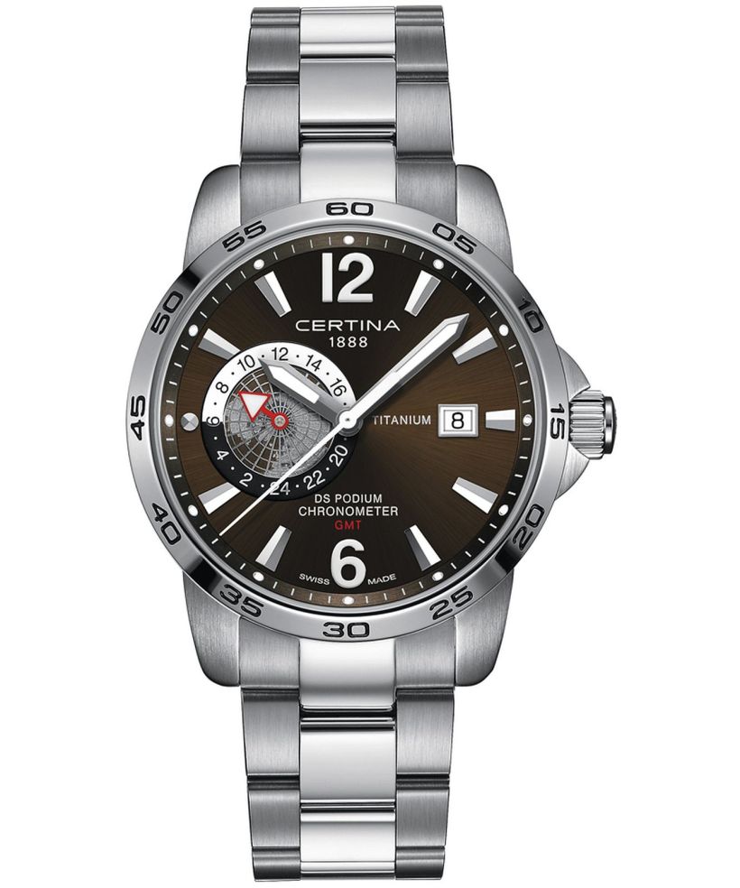 Zegarek męski Certina DS Podium Titanium GMT