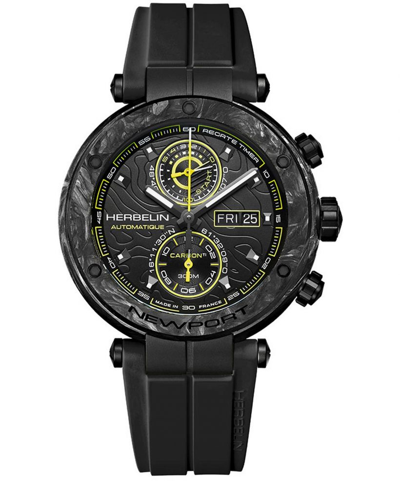 Zegarek męski Herbelin Newport Carbon Titanium Automatic Chronograph Limited Edition