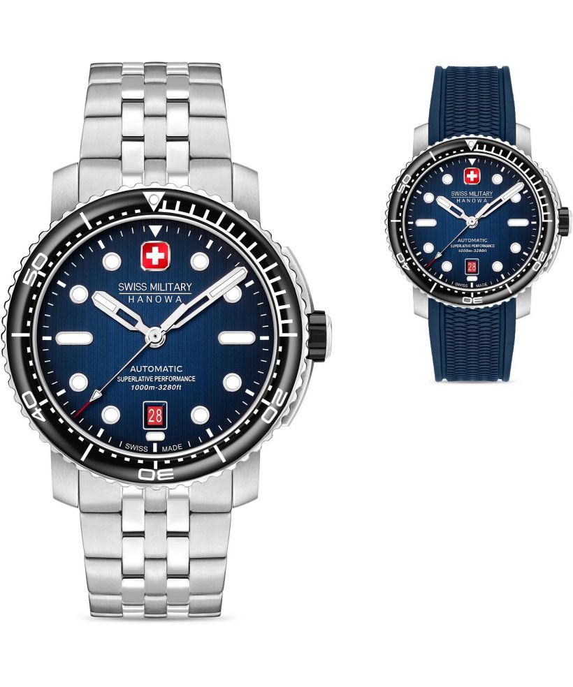Zegarek męski Swiss Military Hanowa Maitre Plongeur Automatic SET