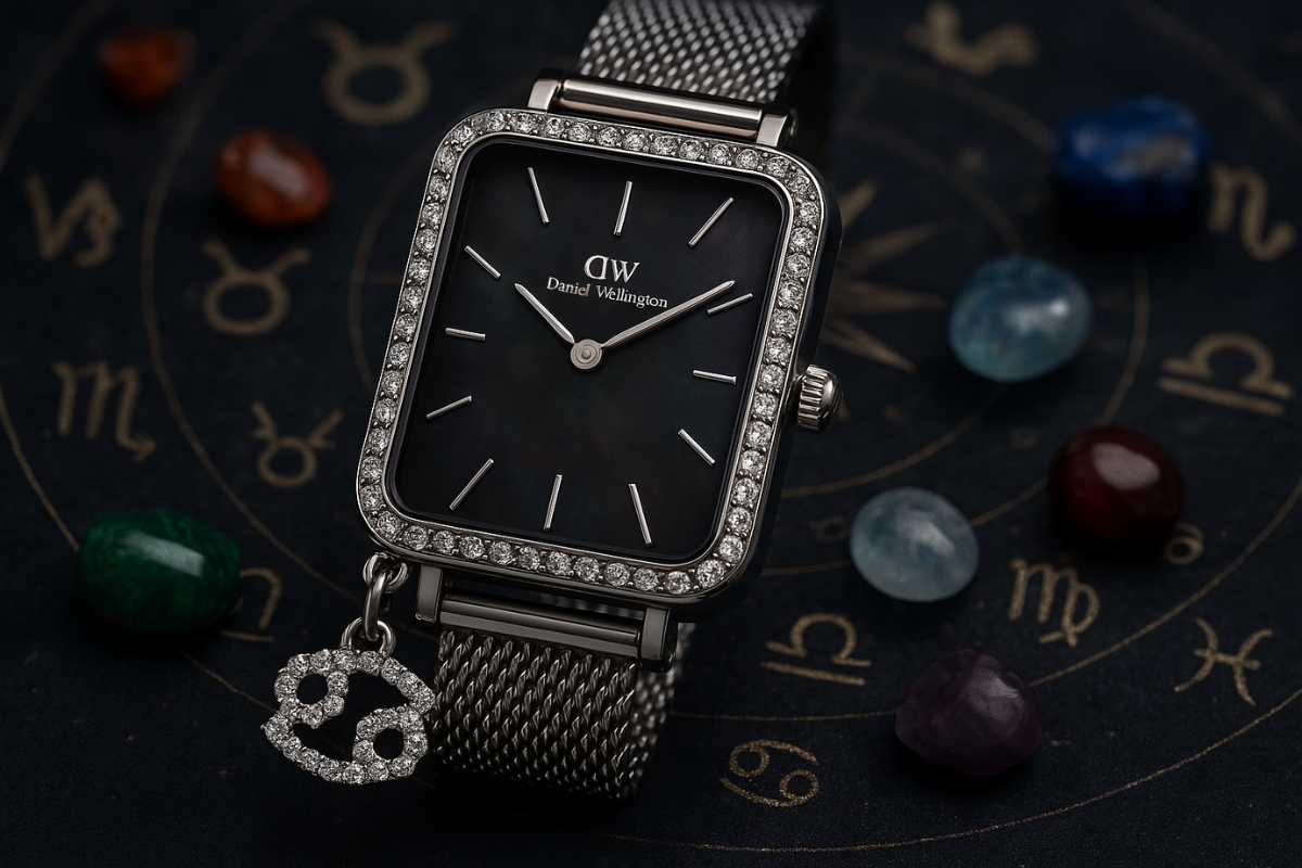 Zegarek Daniel Wellington Quadro Crystal Zodiac Sterling