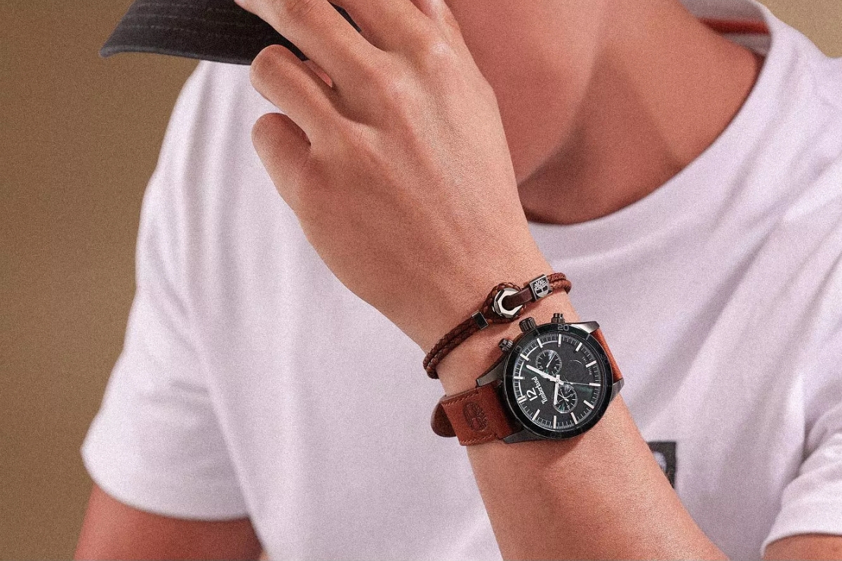 bransoletka Timberland Brown TDAGB0002502