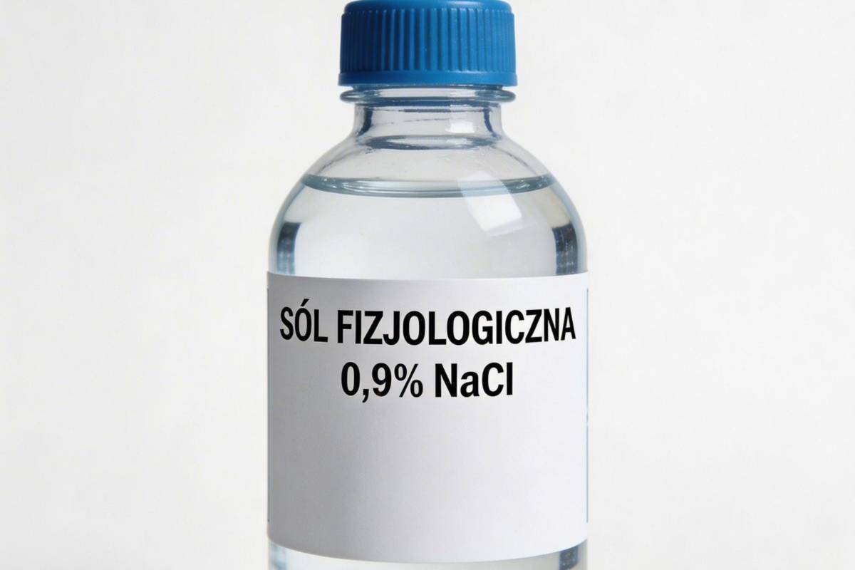Sól fizjologiczna do przemywania przekłuć
